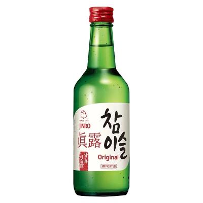 老真露清酒红色