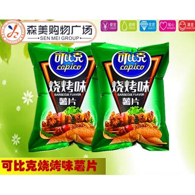 克可比克烧烤味薯片60g