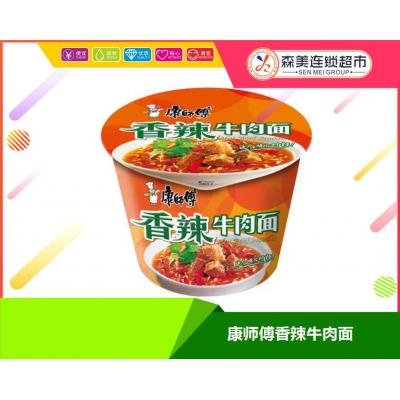 康师傅香辣牛肉面